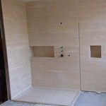 Navona Travertine Shower