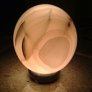 Naturstein Onyx Alabaster Lampe Berlin