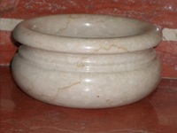 Marble Botticino Vase